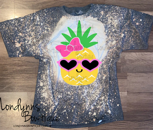 Pineapple  bleached  shirt