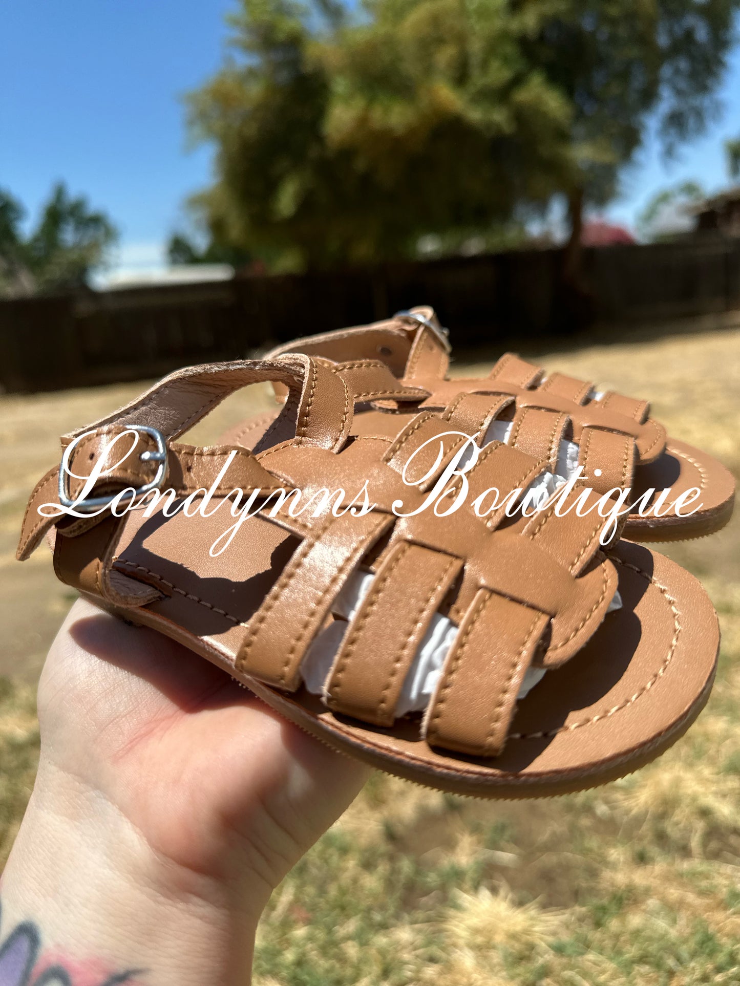 Brown sandals  6.25”