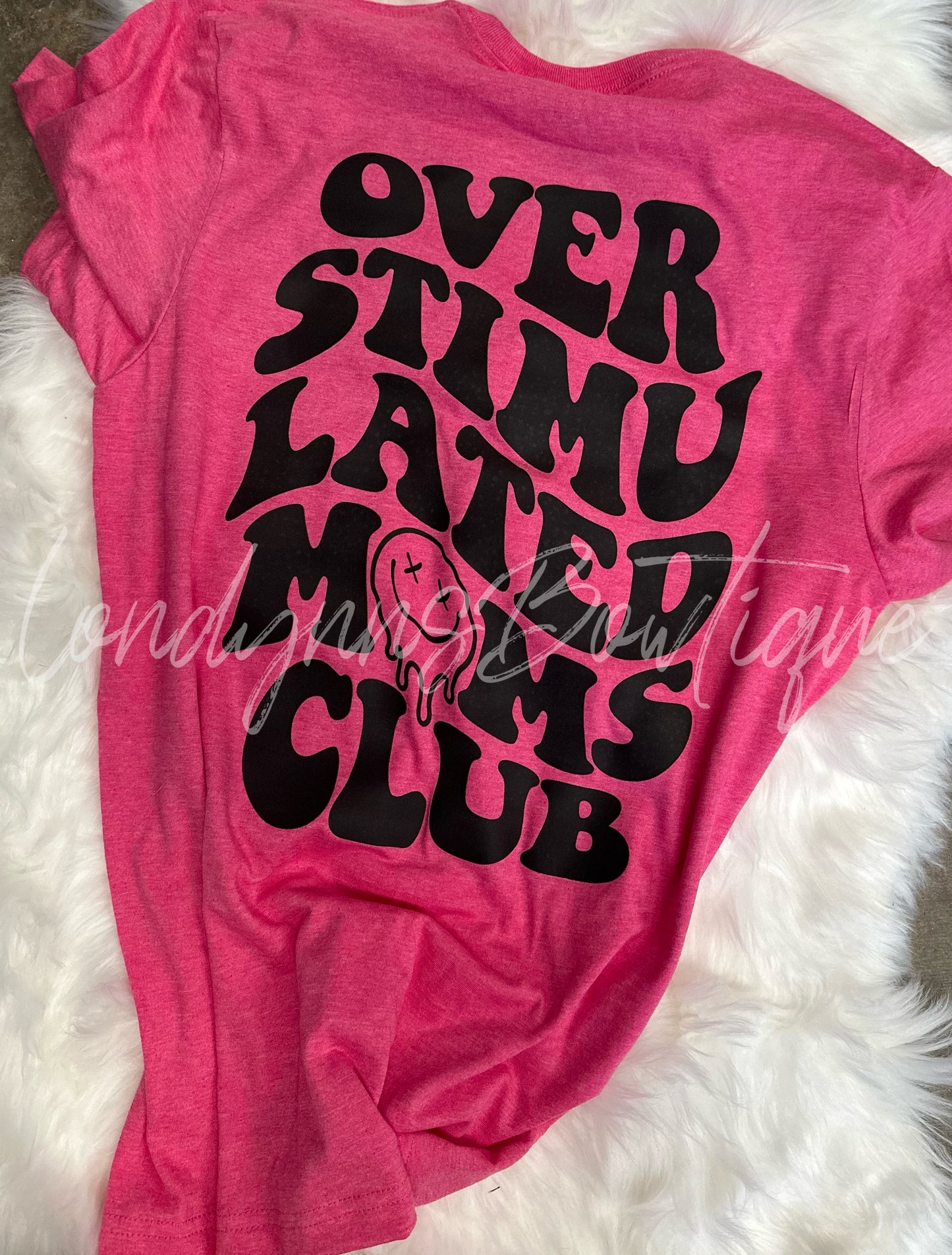 Overstimulated moms club shirt