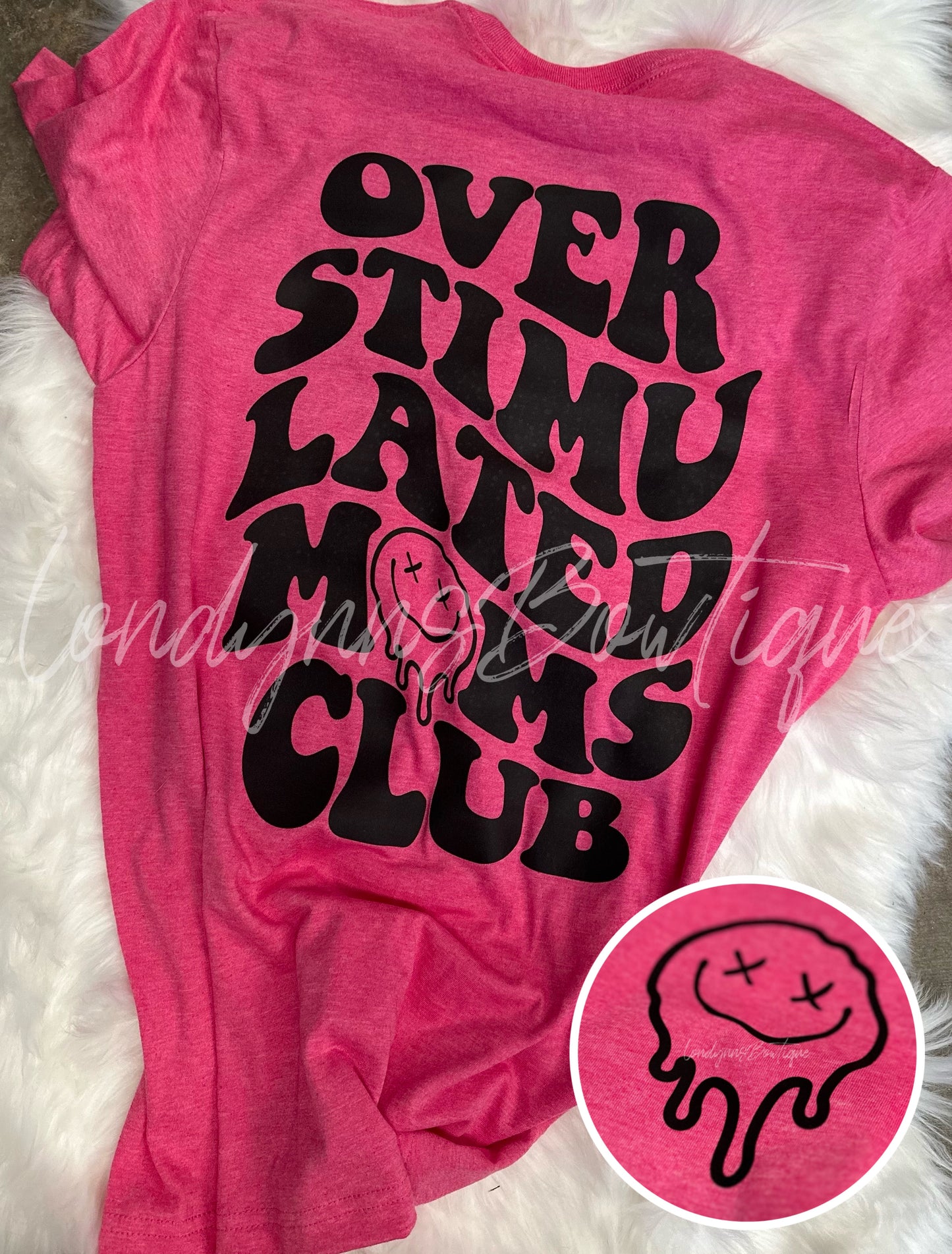 Overstimulated moms club shirt