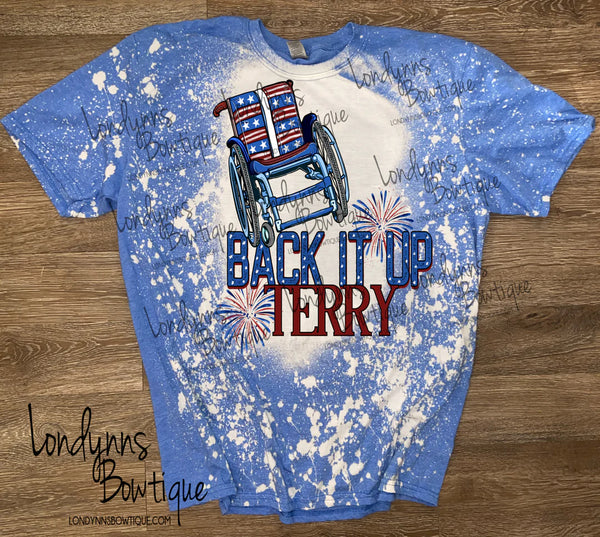 Back it up Terry bleached  shirt