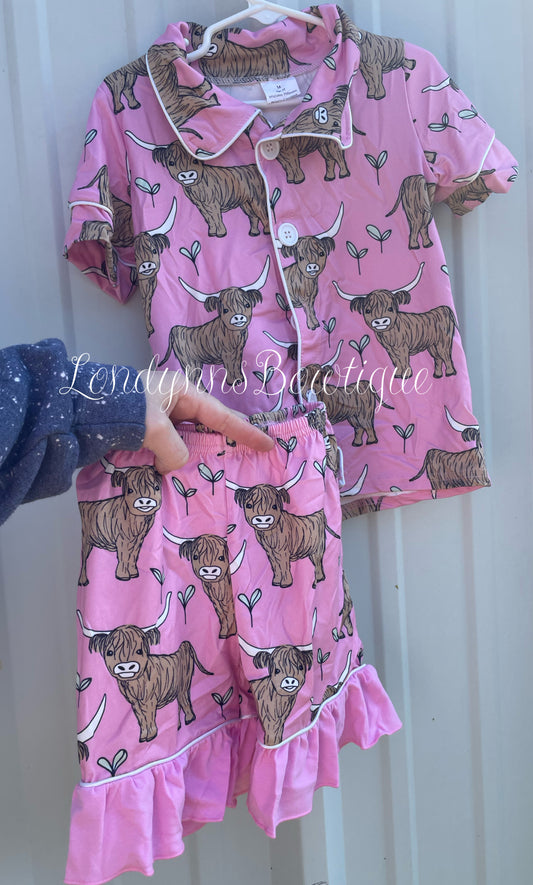 Highland Cow pajamas