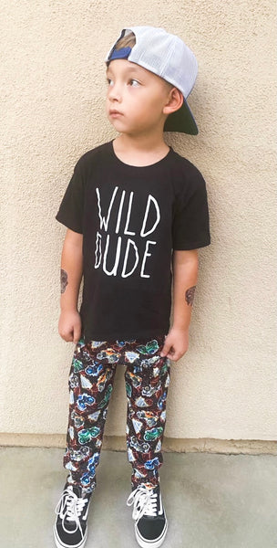 Wild dude boys t-shirt