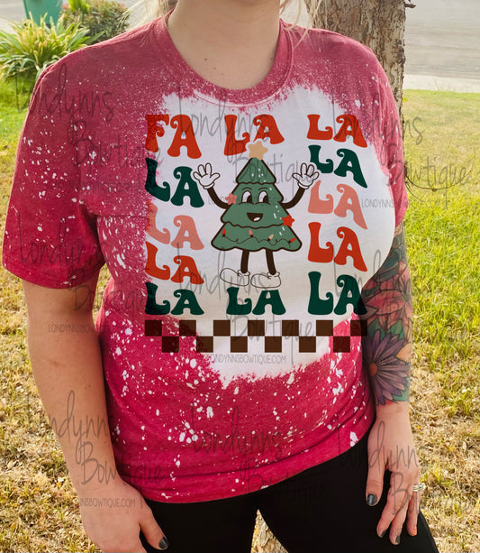 Falala Christmas bleached shirt