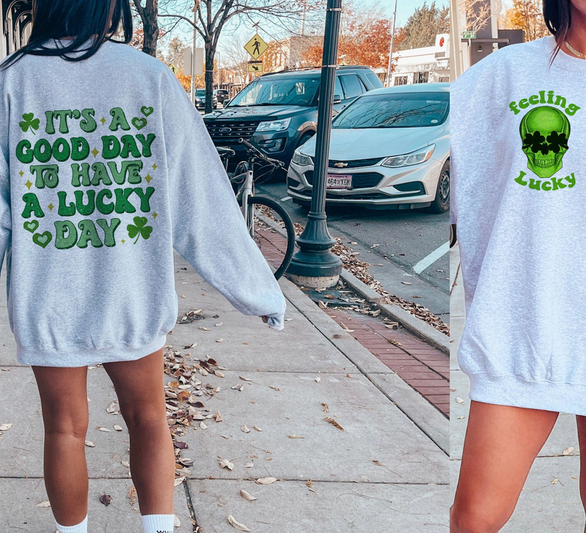 Feeling lucky  crewneck