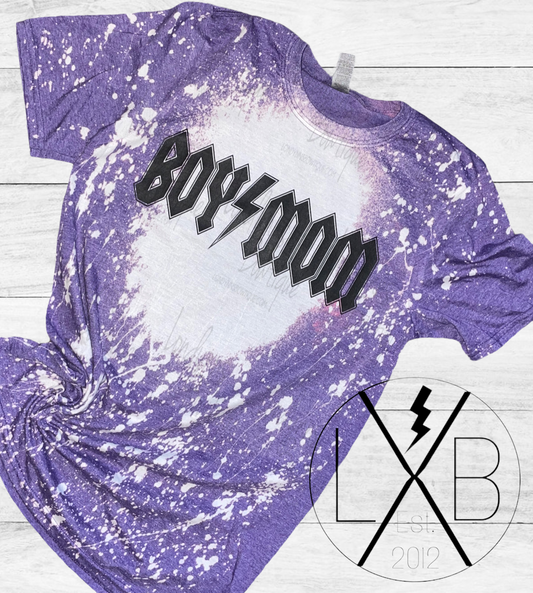 Boy mom  bleached shirt