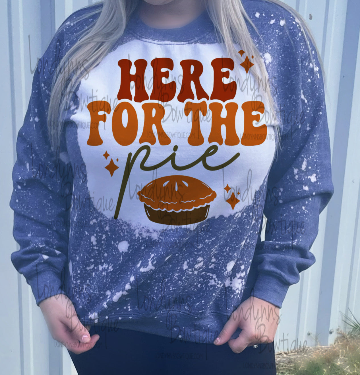 Here for the pie Bleached sweatshirt