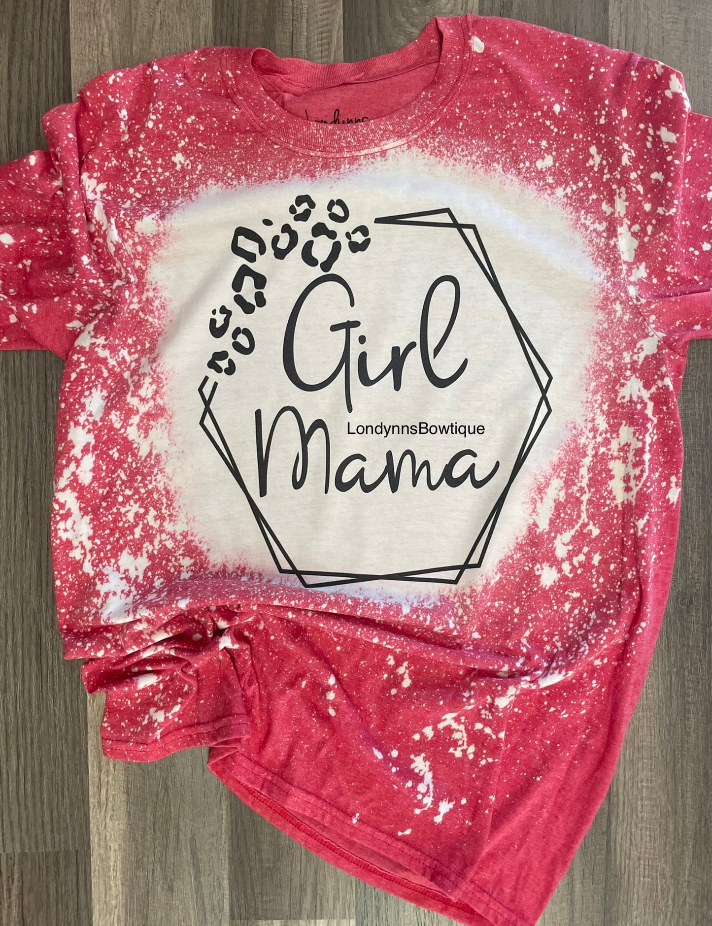 Girl mama bleached shirt