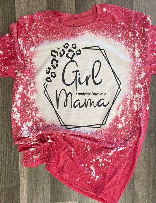 Girl mama bleached shirt