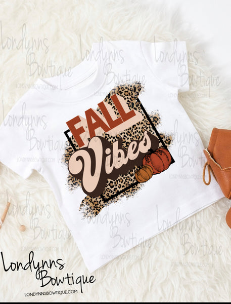 Fall vibes Thanksgiving Toddler Sublimation shirts