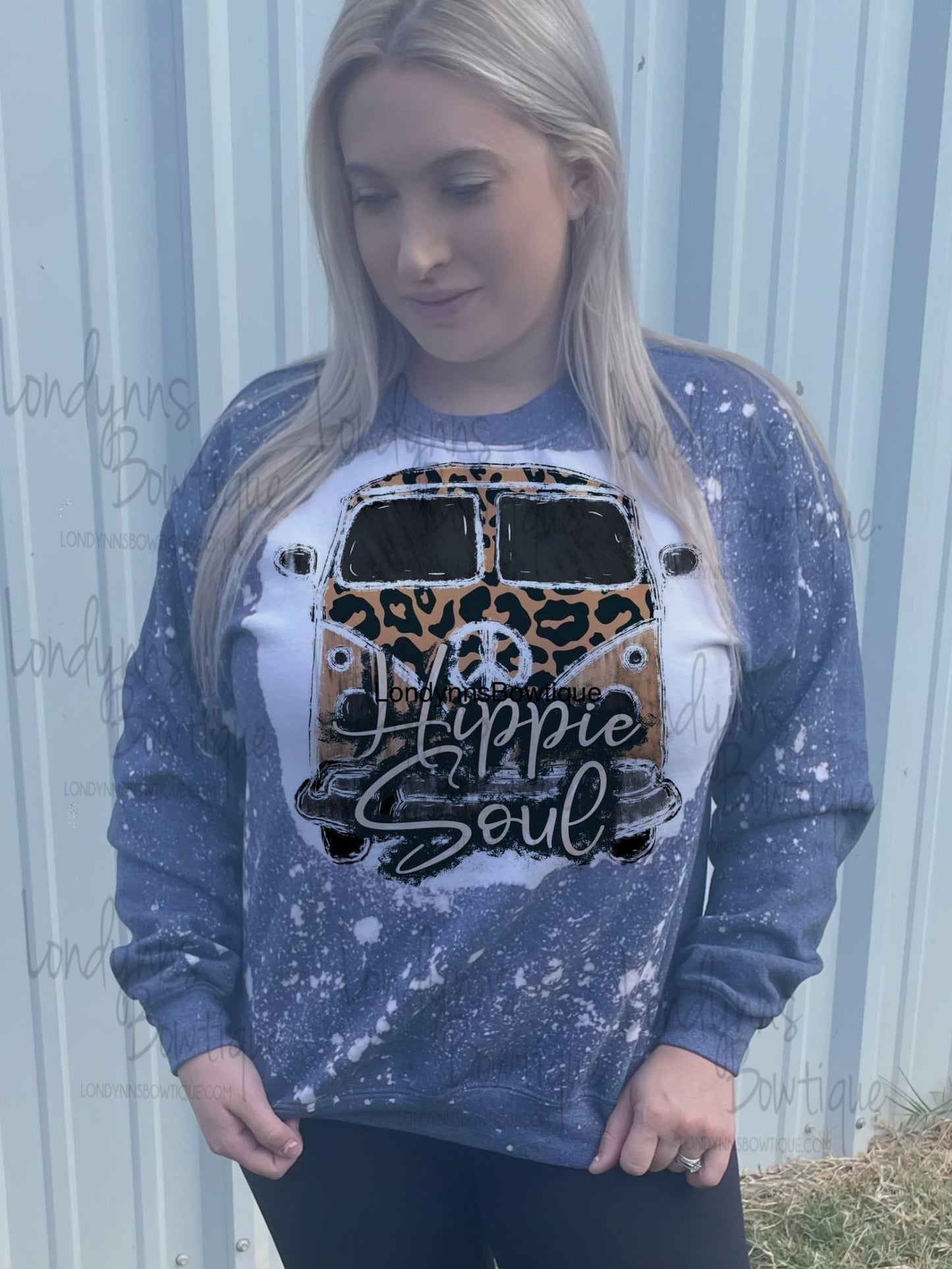 Hippie Soul Bleached sweatshirt