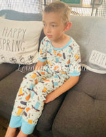 Boy skateboard pajama lounge outfit