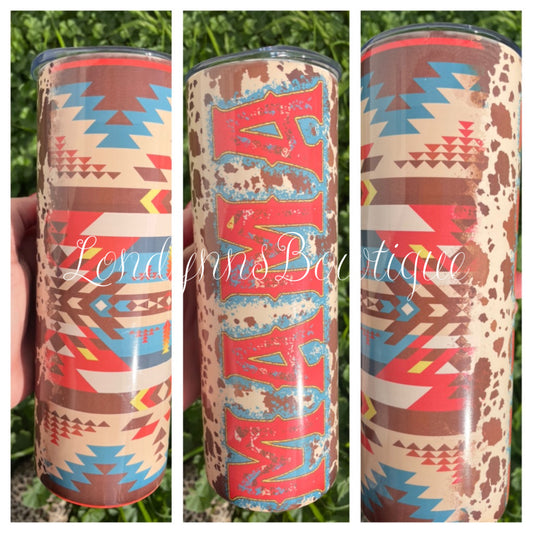 Mama Aztec tumbler