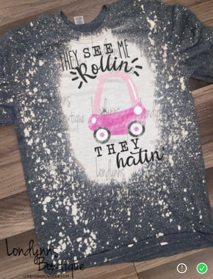 They see me Rollin YOUTH Bleached shirts