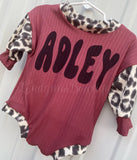 Name sweater rompers