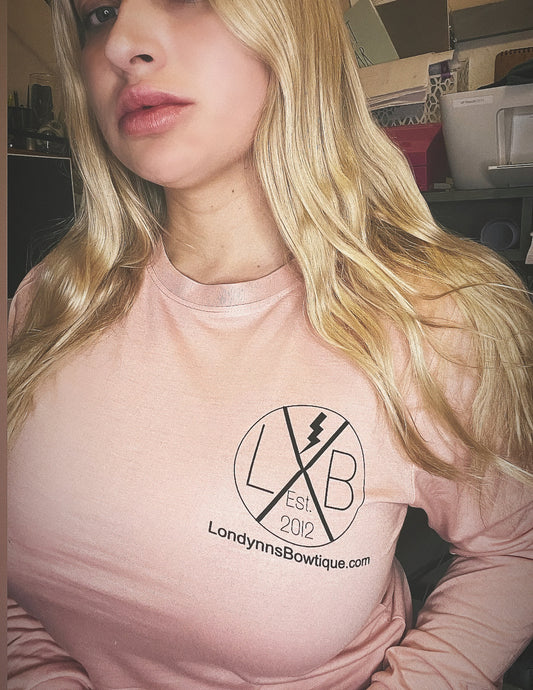 LB logo long sleeve shirt