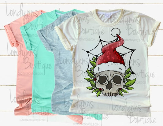 Skull Christmas Toddler Sublimation shirts