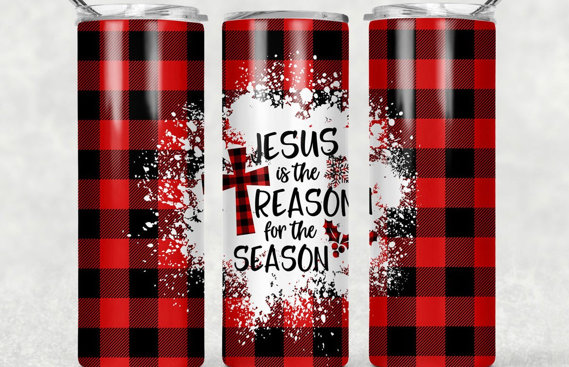 Jesus is the reason  Christmas tumbler