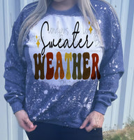 Sweater weather Bleached sweatshirt