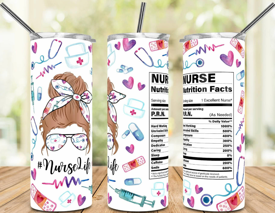 Nurse life tumbler 20oz