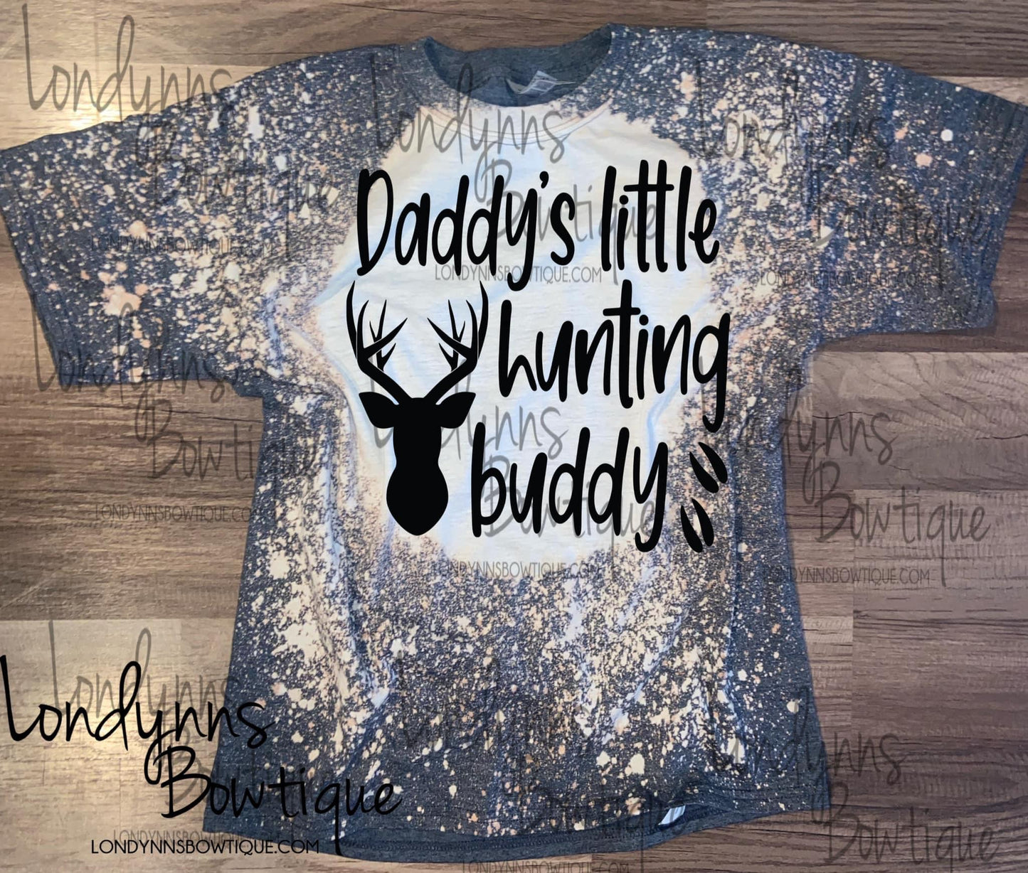 Daddy’s Hunting Buddy KIDS Bleached shirts