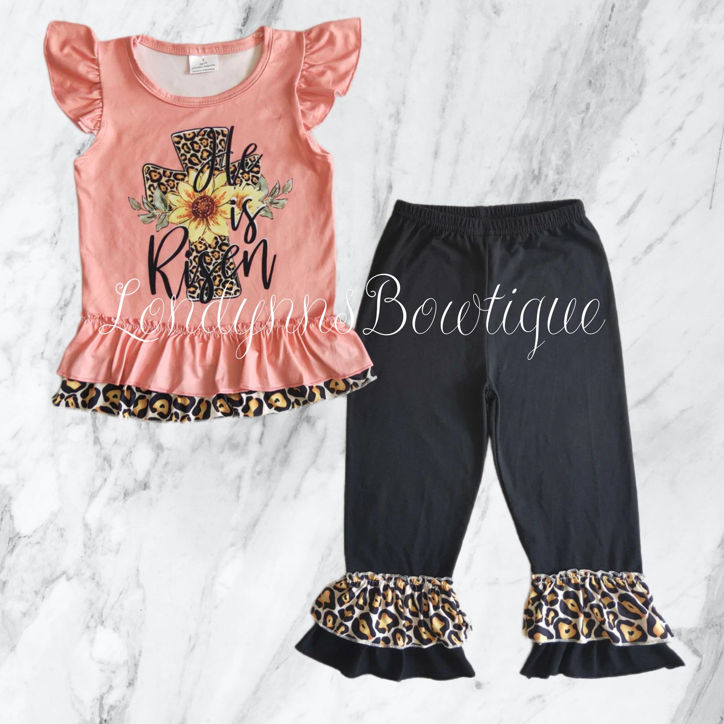 He is risen leopard outfit
