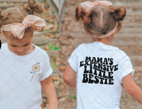 Mamas expensive besties TODDLER/KIDS Sublimation shirts
