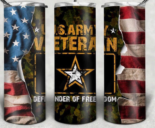 U.s. army veteran  tumbler