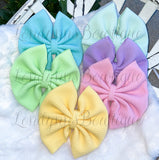 Solid color bows