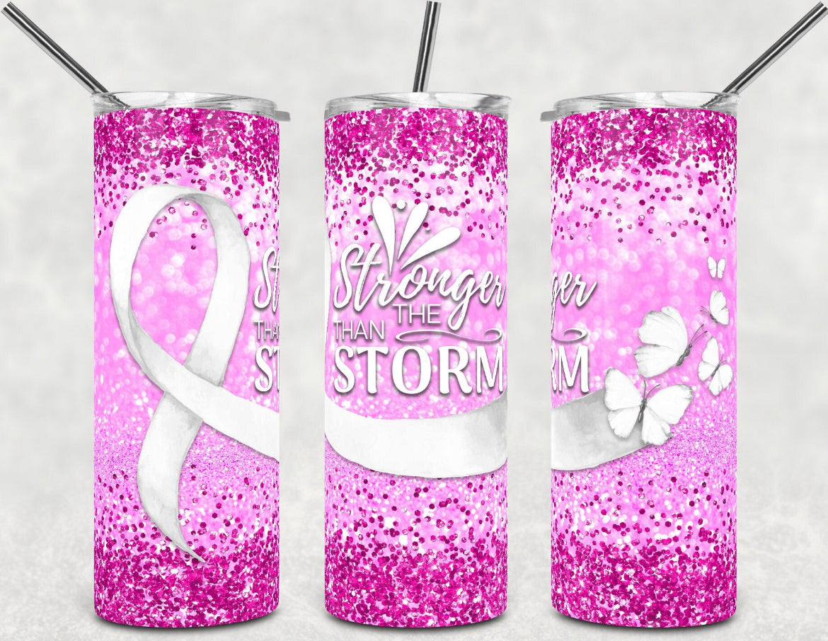 Stronger than the storm tumbler 20oz