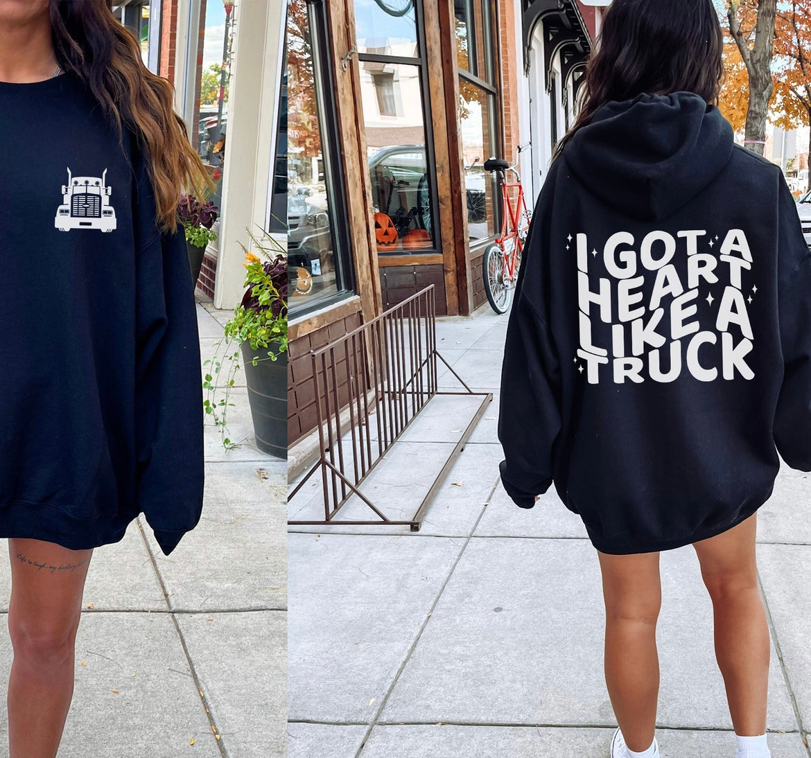 I gotta heart like a truck hoodie