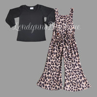 Leopard jumper outfit & shirt