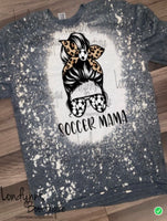 Soccer mama ADULT bleached shirts
