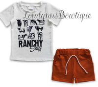 Ranchy stuff  shirt shorts outfit